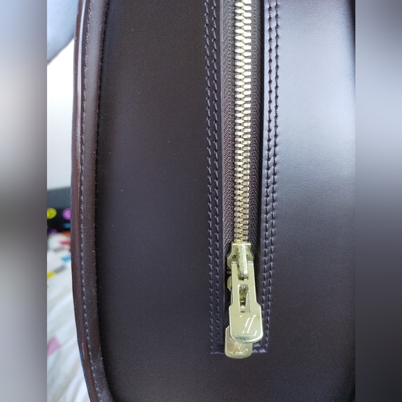 Louis Vuitton Sorbone Leather Briefcase Brown - Picture 12 of 17